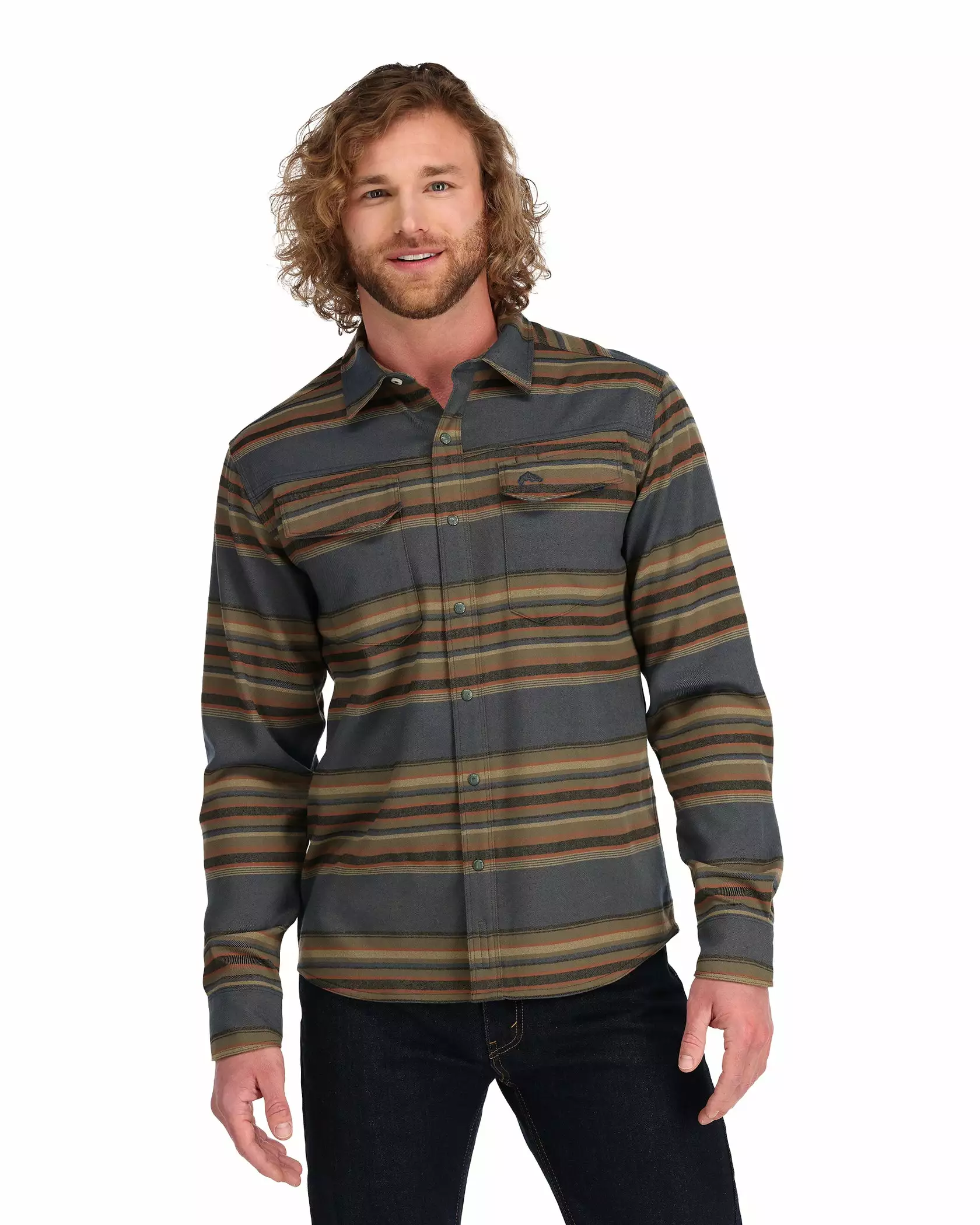 Simms Fishing Products Simms Men's Gallatin Flannel LS Shirt 5 Simms Fishing Products Simms Men's Gallatin Flannel LS Shirt - Image 3