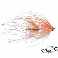 Jerry's Intruder By Aqua Flies -LINES & LEADERS Store 12302jerrysintruderorangewht