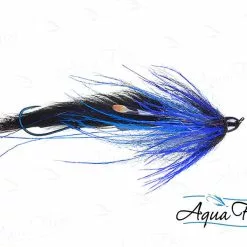 Dirty Hoh Chinook Size By Aqua Flies -LINES & LEADERS Store 12330dirtyhohchinookblkblu