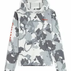 Simms Fishing Products Simms Kid's Solar Tech Hoody 17 Simms Fishing Products Simms Kid's Solar Tech Hoody -LINES & LEADERS Store 12895 2003 solar tech hoody flat s23 front