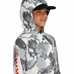 Simms Fishing Products Simms Kid's Solar Tech Hoody 21 Simms Fishing Products Simms Kid's Solar Tech Hoody -LINES & LEADERS Store 12895 2003 solar tech hoody model s23 3
