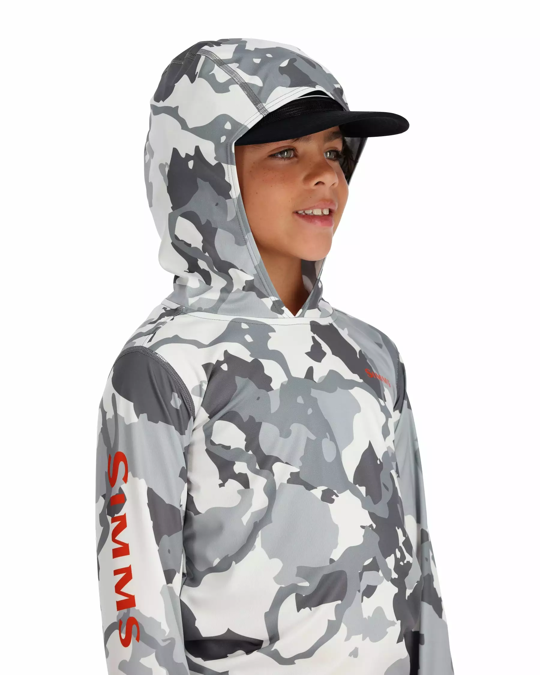 Simms Fishing Products Simms Kid's Solar Tech Hoody 12 Simms Fishing Products Simms Kid's Solar Tech Hoody - Image 10