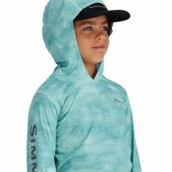 Simms Fishing Products Simms Kid's Solar Tech Hoody 15 Simms Fishing Products Simms Kid's Solar Tech Hoody -LINES & LEADERS Store 12895 2040 solar tech hoody model s23 3