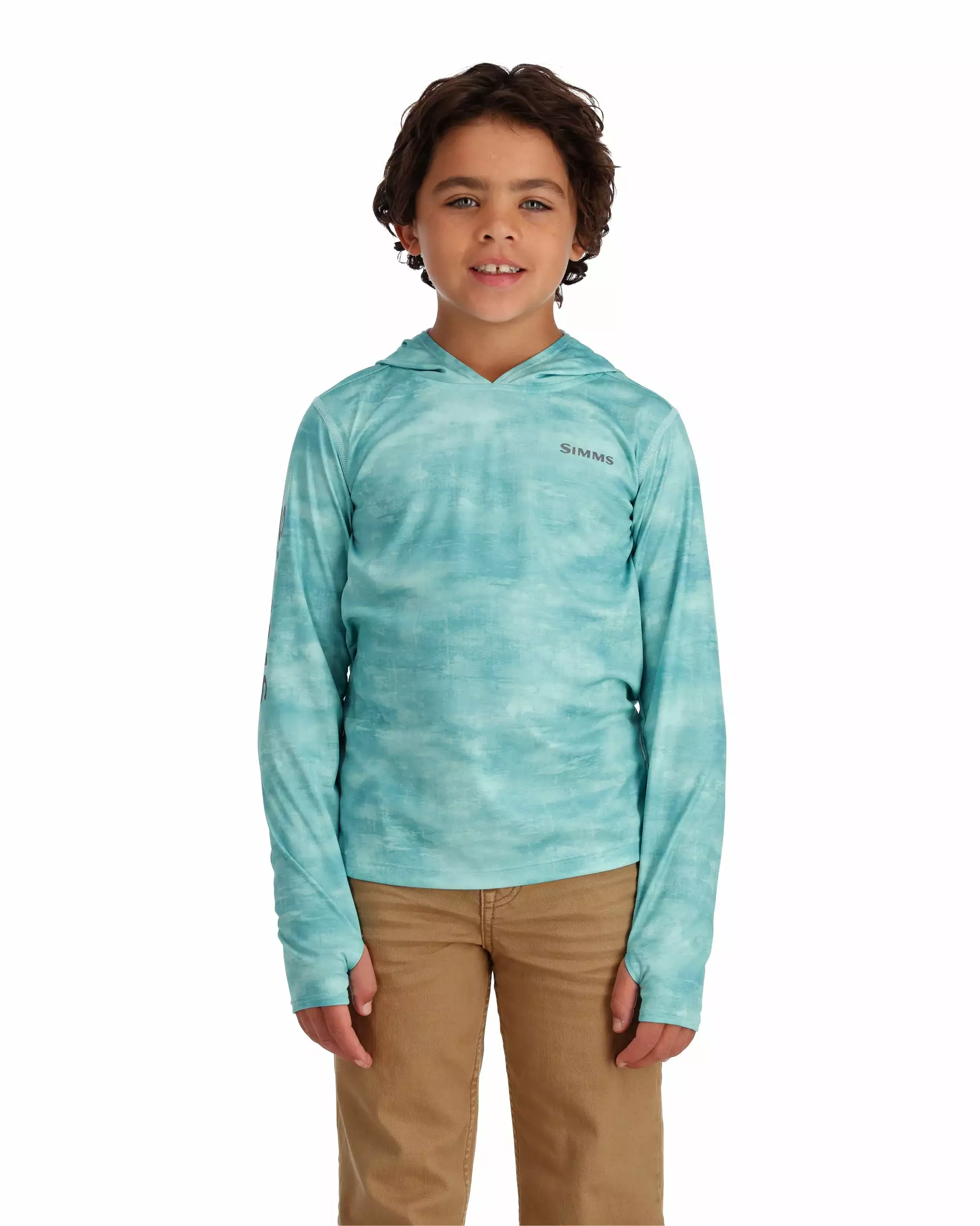 Simms Fishing Products Simms Kid's Solar Tech Hoody 5 Simms Fishing Products Simms Kid's Solar Tech Hoody - Image 3