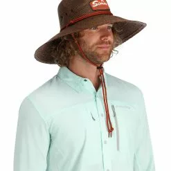 Simms Fishing Products Simms Cutbank Sun Hat 12 Simms Fishing Products Simms Cutbank Sun Hat -LINES & LEADERS Store 12982 224 cutbank sun hat Model s23 front