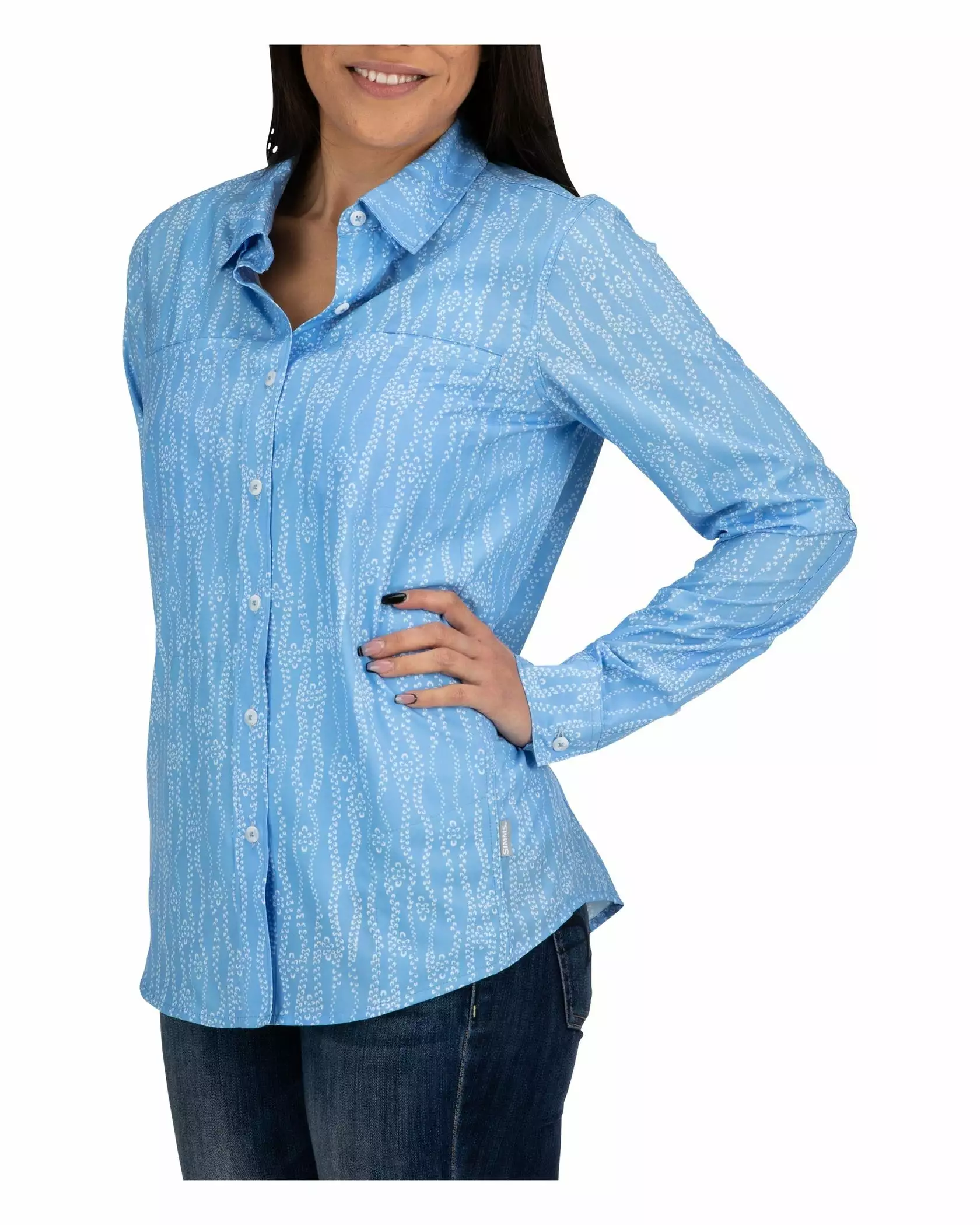 Simms Fishing Products Simms Women's Isle Long Sleeve Shirt 4 Simms Fishing Products Simms Women's Isle Long Sleeve Shirt - Image 2