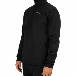 Simms Fishing Products Simms Men's Thermal 1/4 Zip Top 8 Simms Fishing Products Simms Men's Thermal 1/4 Zip Top -LINES & LEADERS Store 13314 001 thermal 1 4 zip top black f21 003