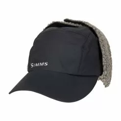 Simms Fishing Products Simms Challenger Insulated Hat 7 Simms Fishing Products Simms Challenger Insulated Hat -LINES & LEADERS Store 13389 001 simms challenger insulated hat black f21 front
