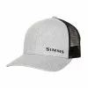Simms Fishing Products Simms ID Trucker Hats -LINES & LEADERS Store 13447 074 simms id trucker heather grey f21 front