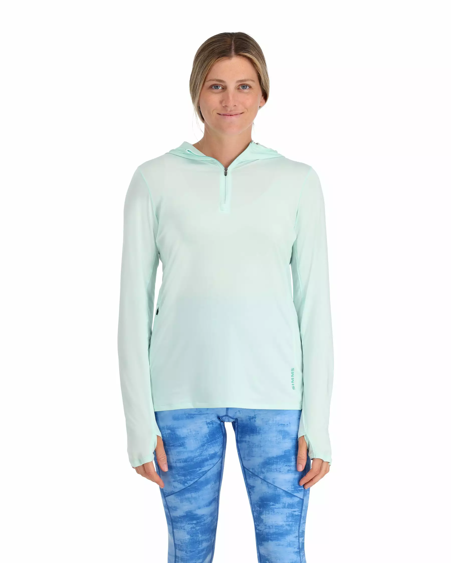 Simms Fishing Products Simms Women's Solarflex 1/4 Zip Hoody 4 Simms Fishing Products Simms Women's Solarflex 1/4 Zip Hoody - Image 2