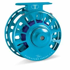 Tibor Reels Tibor Signature Series 5-6 Reels 122 Tibor Reels Tibor Signature Series 5-6 Reels -LINES & LEADERS Store 5 6 Aqua Blue hub