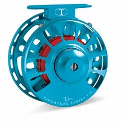 Tibor Reels Tibor Signature Series 5-6 Reels 127 Tibor Reels Tibor Signature Series 5-6 Reels -LINES & LEADERS Store 5 6 Aqua Red hub