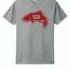 Shirtworks 509 Trout T-Shirt // Gray -LINES & LEADERS Store 509FishOut1 NL6210 DKHthrGry