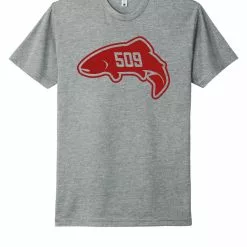Shirtworks 509 Trout T-Shirt // Gray