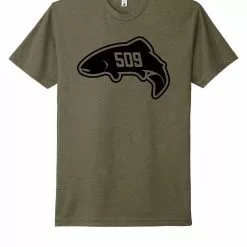 Shirtworks 509 Trout T-Shirt // Military Green