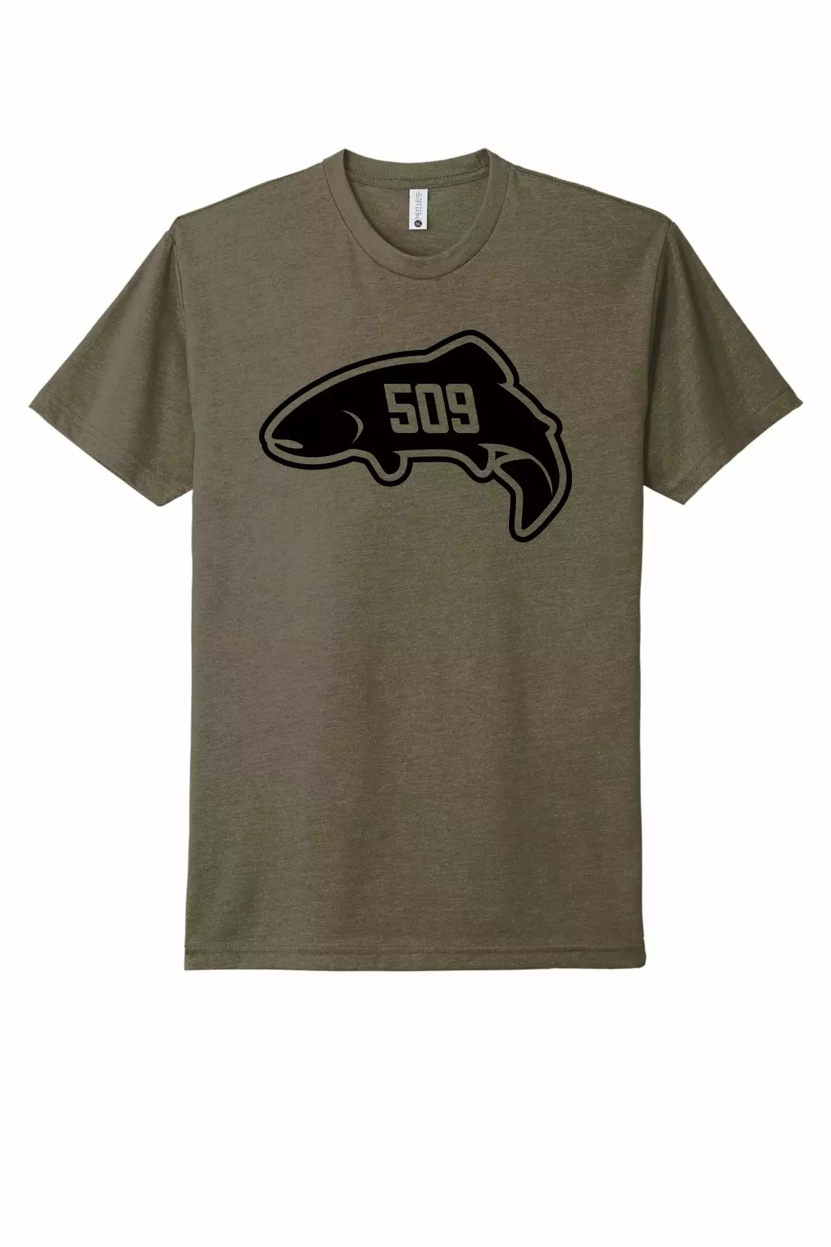 Shirtworks 509 Trout T-Shirt // Military Green 3 Shirtworks 509 Trout T-Shirt // Military Green