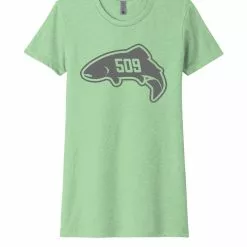 Shirtworks 509 Trout T-Shirt // Women's Mint