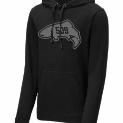 Shirtworks 509 Trout Hoody // Black