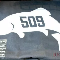 Shirtworks "509 Trout" Logo T-Shirt // 5XL Super Size Me -LINES & LEADERS Store 509 Assortment Shirts grey