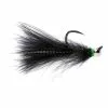 CDC Jig Streamer Black By Fulling Mill// Barbless Hook