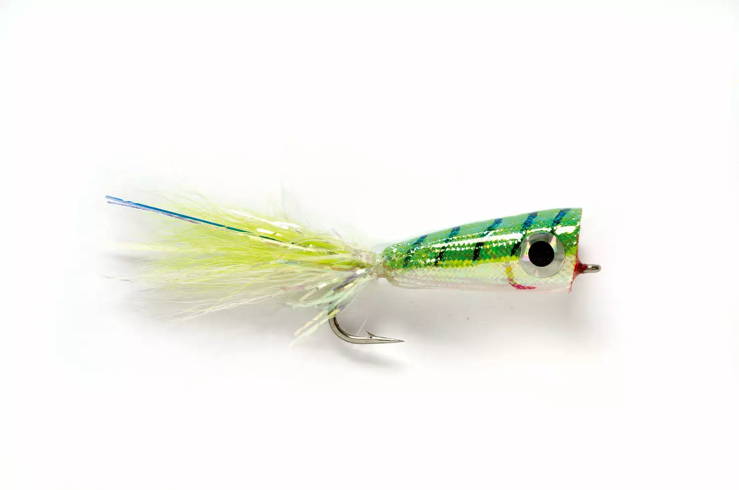 Mylar Popper By Fulling Mill // Saltwater Popper 2/0 3 Mylar Popper By Fulling Mill // Saltwater Popper 2/0