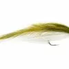 Two Tone Brushy Olive & White By Fulling Mill // Saltwater Baitfish -LINES & LEADERS Store 93548 scaled