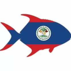 Mykiss Belize Permit Sticker