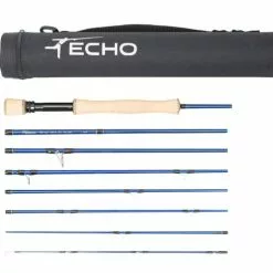 Rajeff Sports Echo TRIP 8 Piece Fly Rods For Travel -LINES & LEADERS Store Echo Trip Salt 890 8