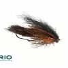Far Bank Enterprises RIO's Extrovert // Articulated Streamer -LINES & LEADERS Store Flies Freshwater Streamers RIO sExtrovert Black Brown scaled