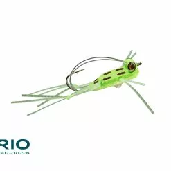 Far Bank Enterprises RIO's Foam Slice Frog // Bass Fly -LINES & LEADERS Store Flies Freshwater Warmwater RIO sFoamSliceFrog Chartreuse scaled