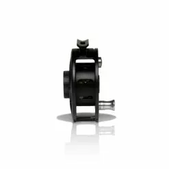 Hatch Outdoors Hatch Iconic Fly Reel // 3 Plus -LINES & LEADERS Store Iconic3PlusReel BlackSilver LargeArbor Side