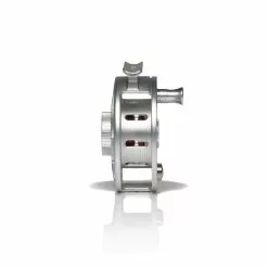 Hatch Outdoors Hatch Iconic Fly Reel // 3 Plus -LINES & LEADERS Store Iconic3PlusReel ClearRed LargeArbor Side