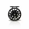 Hatch Outdoors Hatch Iconic Fly Reel // 4 Plus -LINES & LEADERS Store Iconic4PlusReel BlackSilver LargeArbor Back