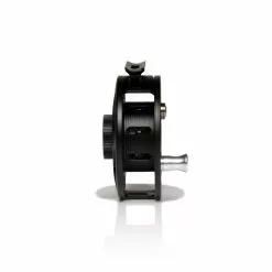 Hatch Outdoors Hatch Iconic Fly Reel // 4 Plus -LINES & LEADERS Store Iconic4PlusReel BlackSilver LargeArbor Side