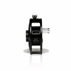 Hatch Outdoors Hatch Iconic Fly Reel // 5 Plus -LINES & LEADERS Store Iconic5PlusReel BlackSilver MidArbor Side