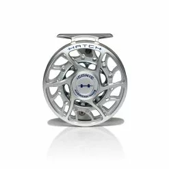 Hatch Outdoors Hatch Iconic Fly Reel // 5 Plus -LINES & LEADERS Store Iconic5PlusReel ClearBlue MidArbor Front