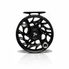 Hatch Outdoors Hatch Iconic Fly Reel // 7 Plus -LINES & LEADERS Store Iconic7PlusReel BlackSilver LargeArbor Back