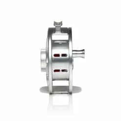 Hatch Outdoors Hatch Iconic Fly Reel // 7 Plus -LINES & LEADERS Store Iconic7PlusReel ClearRed LargeArbor Side