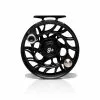 Hatch Outdoors Hatch Iconic Fly Reel // 9 Plus -LINES & LEADERS Store Iconic9PlusReel BlackSilver LargeArbor Back