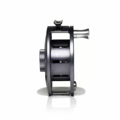 Hatch Outdoors Hatch Iconic Fly Reel // 9 Plus -LINES & LEADERS Store Iconic9PlusReel GreyBlack LargeArbor Side