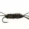 Pat's Rubber Leg Stonefly Nymph By Solitude -LINES & LEADERS Store N195B BWHITE