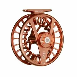 Far Bank Enterprises Redington Rise III Fly Reel 19 Far Bank Enterprises Redington Rise III Fly Reel -LINES & LEADERS Store RISE RoseGold Back Angled scaled
