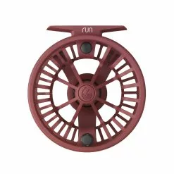 Far Bank Enterprises Redington RUN Fly Reel -LINES & LEADERS Store RUN Burgundy Front scaled