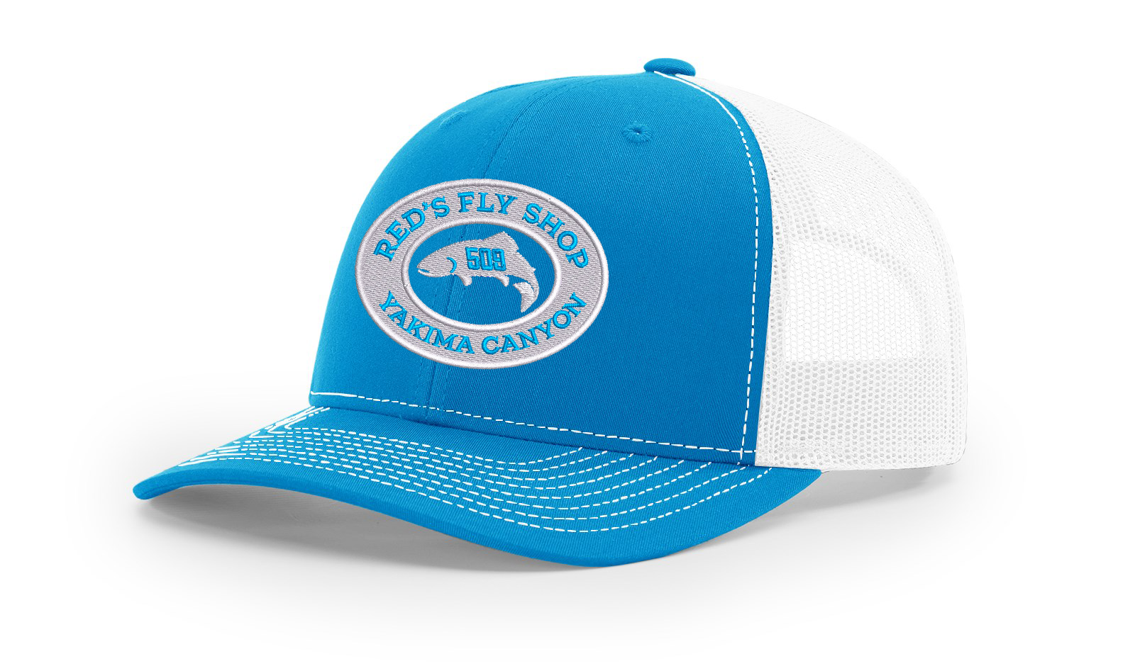 Shirtworks Red's Oval "509" Logo'd Trucker Cap 13 Shirtworks Red's Oval "509" Logo'd Trucker Cap - Image 11