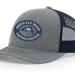 Shirtworks Red's Oval "509" Logo'd Trucker Cap 25 Shirtworks Red's Oval "509" Logo'd Trucker Cap -LINES & LEADERS Store Reds Oval509 112 HeatherGrayNavy