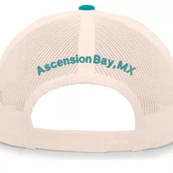 Shirtworks Red's Fly Shop Destination Travel Hats -LINES & LEADERS Store Reds Std 107C JagTealBeigeJag AscBay