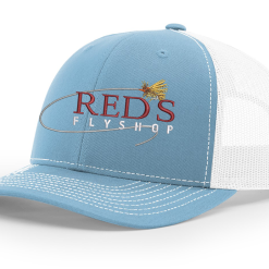 Shirtworks Red's Fly Shop Logo Hat -LINES & LEADERS Store Reds Std 112 ColumbiaWhite