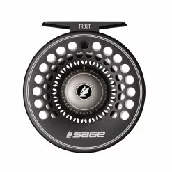 Far Bank Enterprises Sage TROUT Fly Reels And/or Spare Spools // Classic Look And Modern Performance 11 Far Bank Enterprises Sage TROUT Fly Reels And/or Spare Spools // Classic Look And Modern Performance -LINES & LEADERS Store Sage TROUTReel Black Silver Back