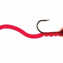 Squirmy Wormie Jig // Tungsten Jig Nymph By Umpqua 9 Squirmy Wormie Jig // Tungsten Jig Nymph By Umpqua -LINES & LEADERS Store SquirmyWorm BloodRed scaled