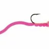 Squirmy Wormie Jig // Tungsten Jig Nymph By Umpqua -LINES & LEADERS Store SquirmyWorm HotPink scaled